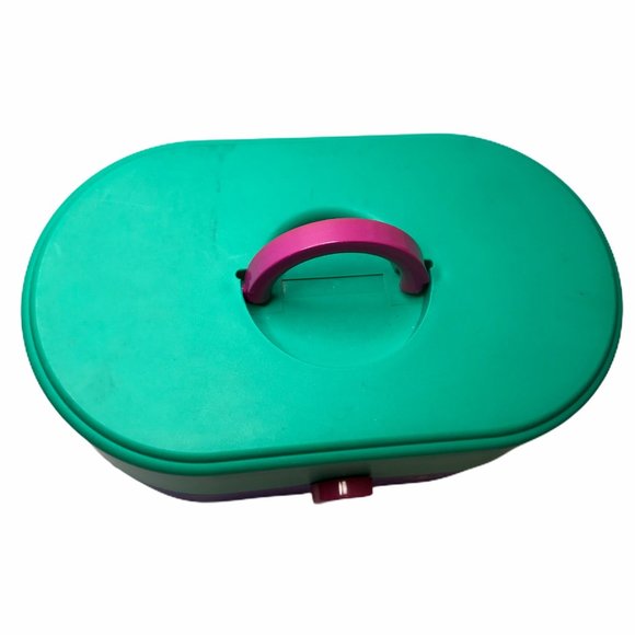 Caboodles Toys Vintage Caboodle Makeup Storage Carry Case Plastic